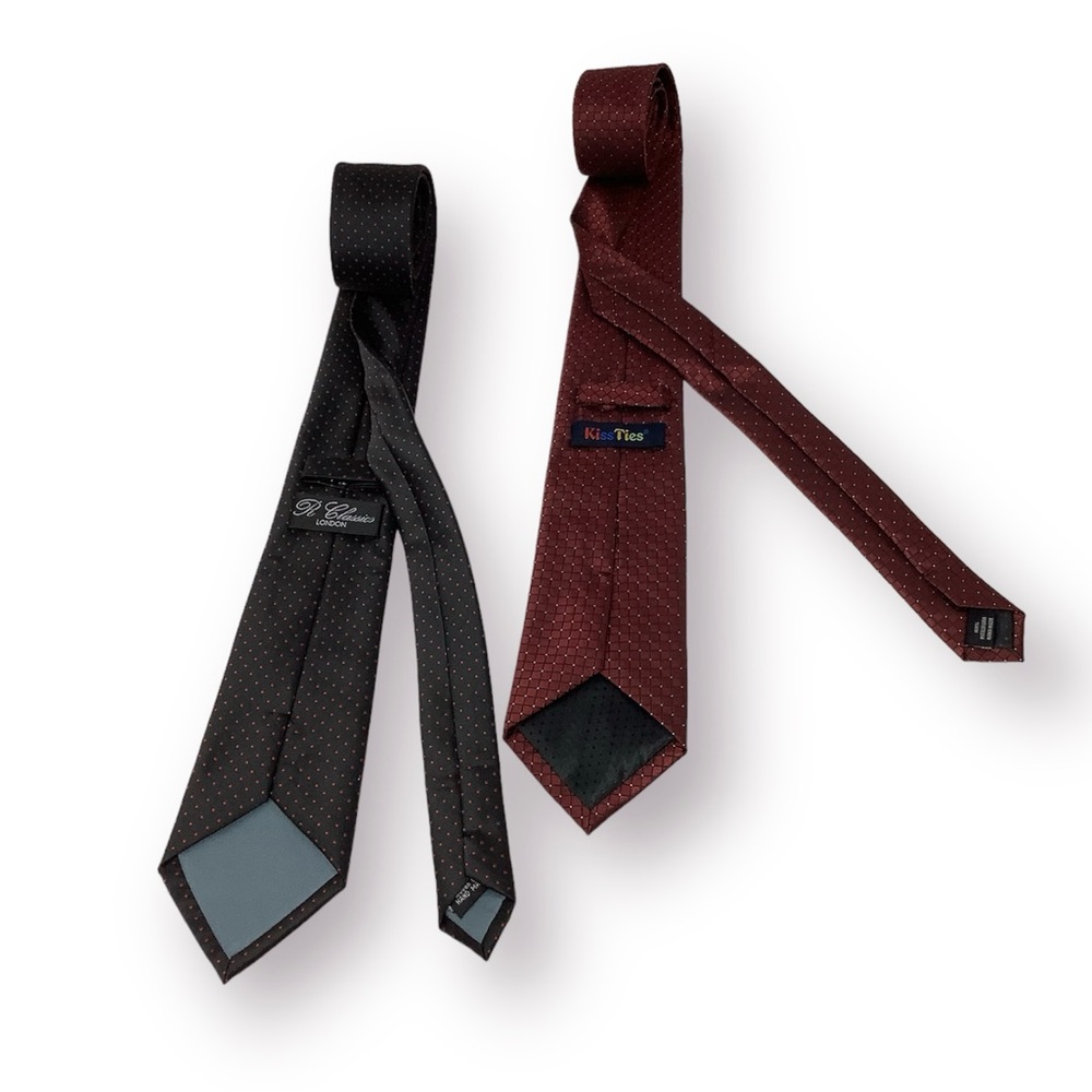 R Classics Tie & Kiss Ties 100% Microfiber Neck Ties (Set of 2) - Picture 7 of 8
